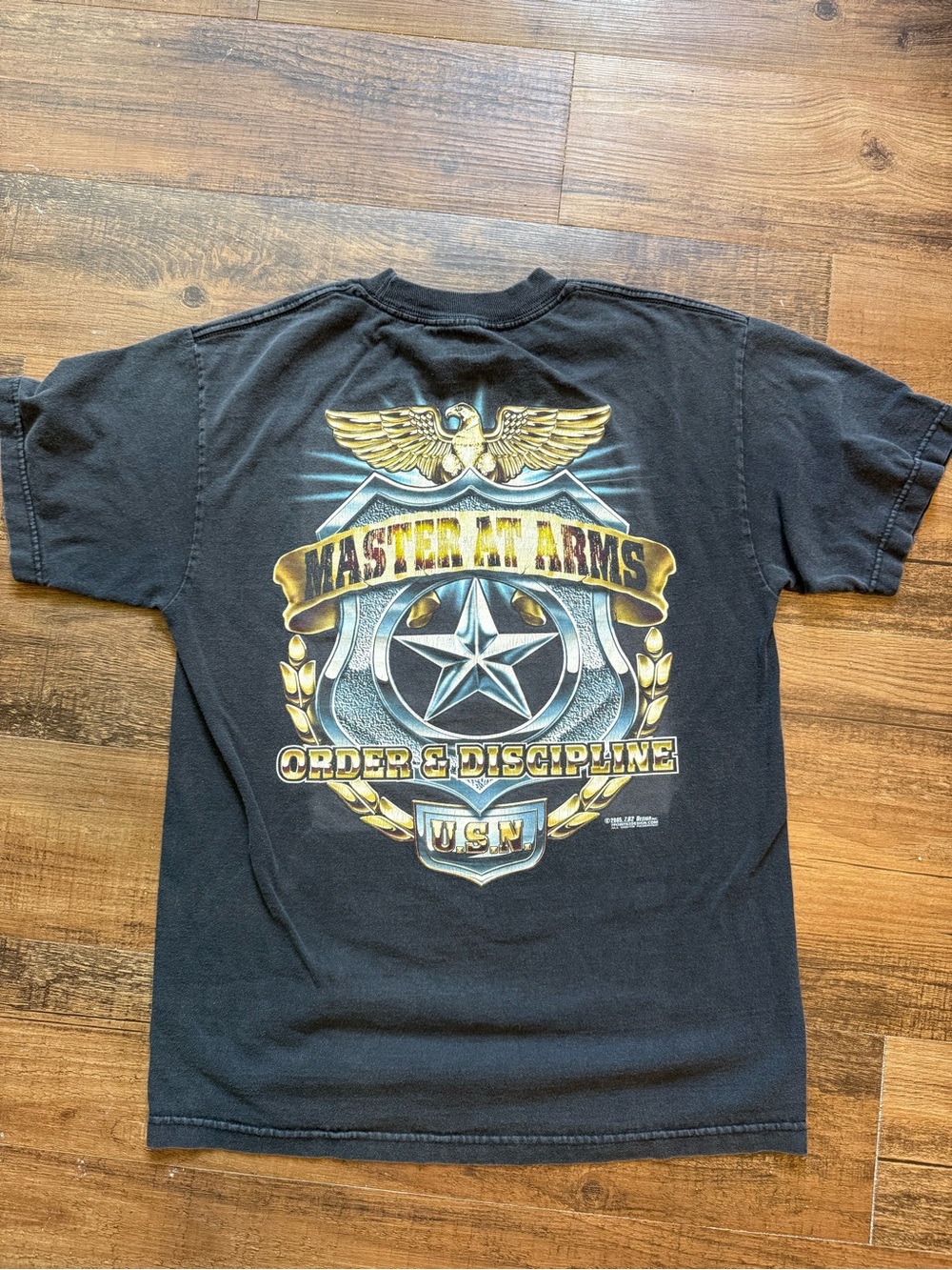 Vintage 2005 US Navy Master at Arms Tee